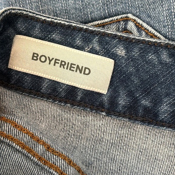 Torrid Boyfriend Distressed Straight Leg Medium Wash Blue Jeans Women's Size 16 - Picture 10 of 11